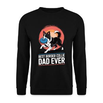 Border Collie Propriétaire de chien pour les amoureux des chiens - Sweat-shirt Unisexe - noir - Devant - Alina (178cm) & Michal (187cm)