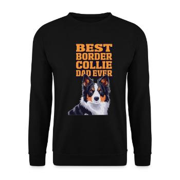 Border Collie Propriétaire de chien pour les amoureux des chiens - Sweat-shirt Unisexe - noir - Devant - Alina (178cm) & Michal (187cm)