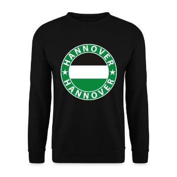 Hanover - Unisex Sweatshirt - black - Front - Alina (178cm) & Michal (187cm)