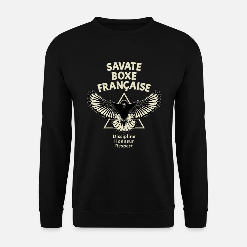 Savate Kickboxing Eagle - Unisex Sweatshirt - black