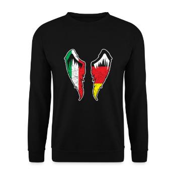Italie et Allemagne - Sweat-shirt Unisexe - noir - Devant - Alina (178cm) & Michal (187cm)
