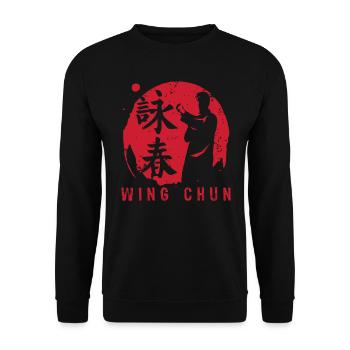 Wing Chun Kung Fu - Sweat-shirt Unisexe - noir - Devant - Alina (178cm) & Michal (187cm)