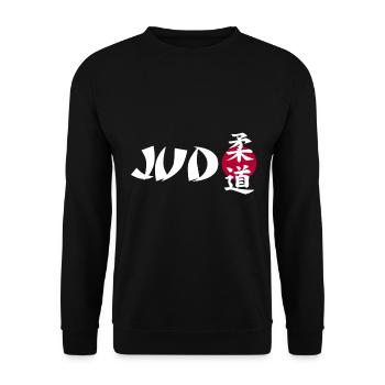 Judo - Sweat-shirt Unisexe - noir - Devant - Alina (178cm) & Michal (187cm)