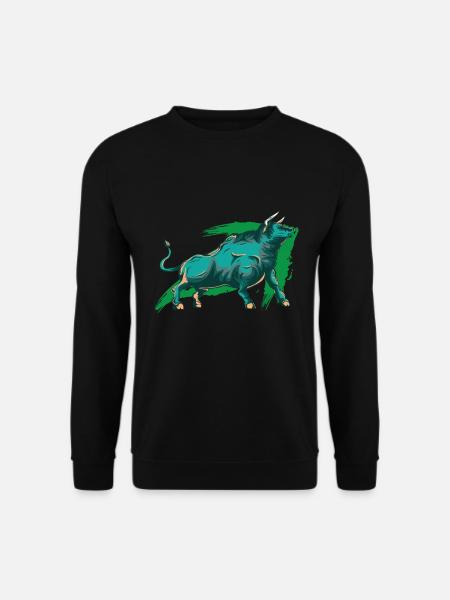 Marché haussier - Sweat-shirt Unisexe - noir