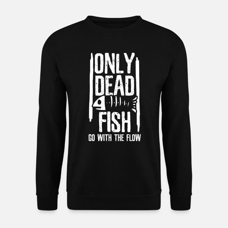 poisson mort - Sweat-shirt Unisexe - noir