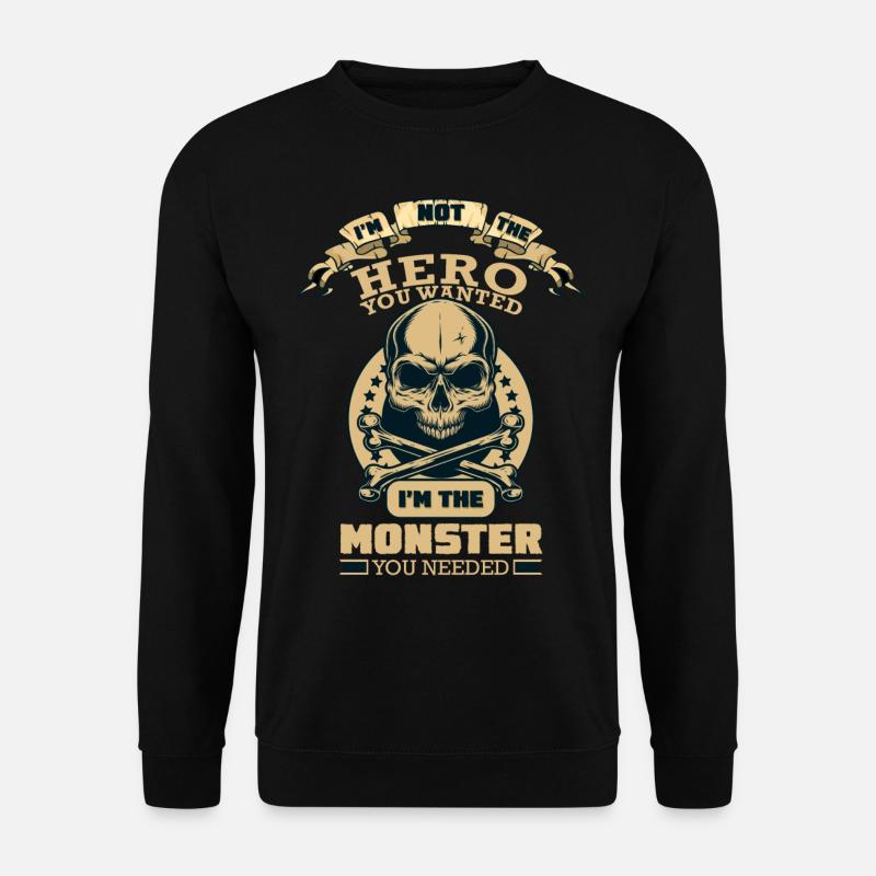 Skull Monster Schädel - Unisex Sweatshirt - black