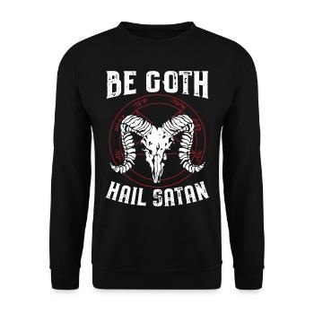 Satan Devil Gifts | Satanisme Horreur gothique - Sweat-shirt Unisexe - noir - Devant - Alina (178cm) & Michal (187cm)