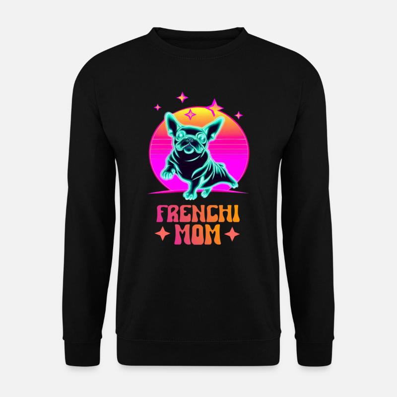 Frenchie Mom - Unisex Sweatshirt - black