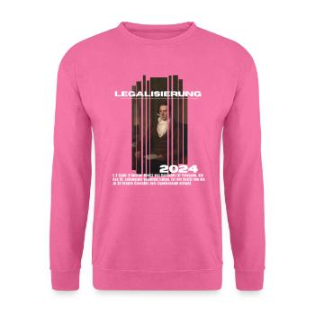 Legalization 2024 - Unisex Sweatshirt - pink - Front