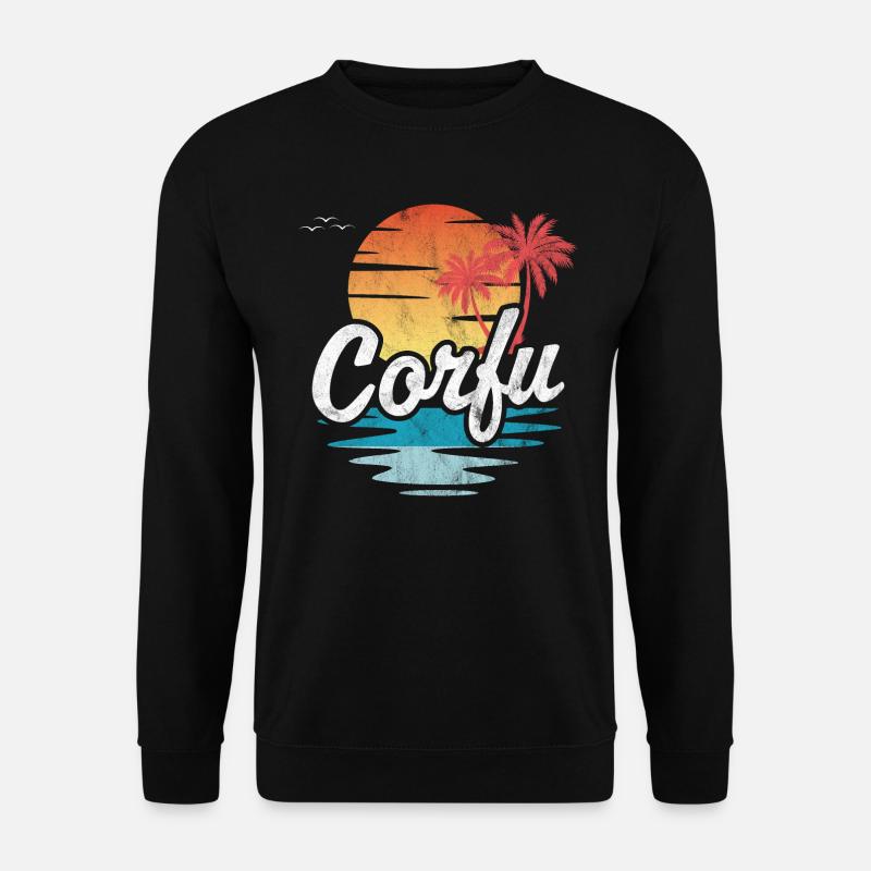 Corfou - Sweat-shirt Unisexe - noir