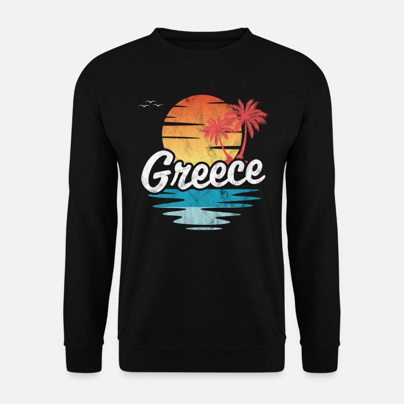 Greece - Unisex Sweatshirt - black