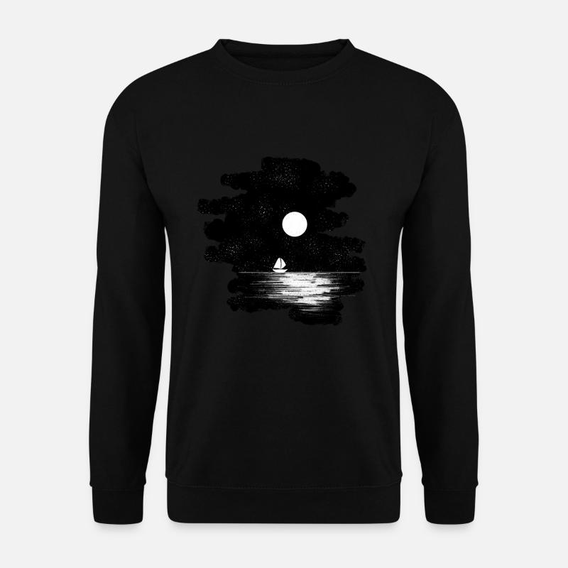Moon night - Unisex Sweatshirt - black