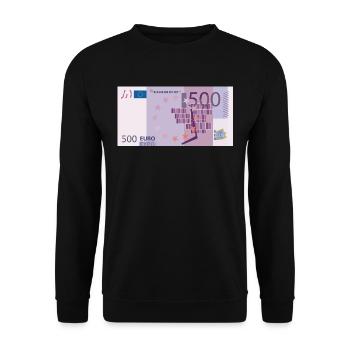 Argent / 500 euros - Sweat-shirt Unisexe - noir - Devant - Alina (178cm) & Michal (187cm)