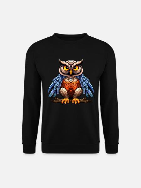 Owl Yoga - Unisex Sweatshirt - black