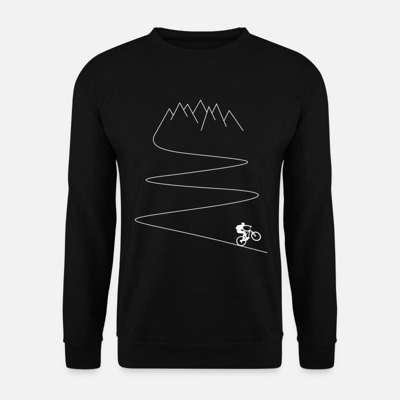 VTT vélo de montagne - Sweat-shirt Unisexe - noir