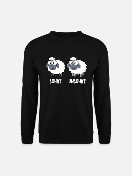 Schaf Unschaf - Unisex Pullover - Schwarz