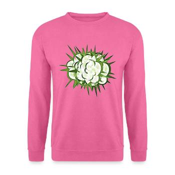 Wolken-Blitz - Unisex Pullover - Pink - Vorne