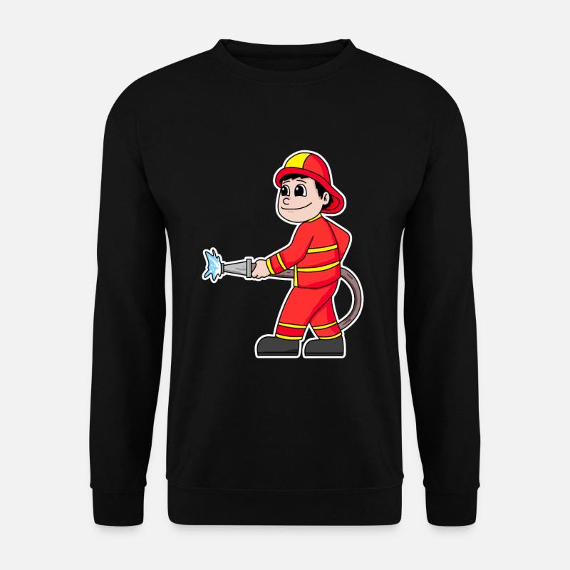 Firefighter - Unisex Sweatshirt - black
