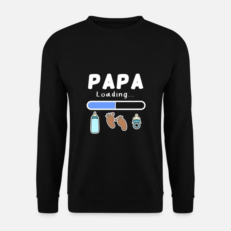 werdender Vater - Papa wird geladen - Unisex Pullover - Schwarz