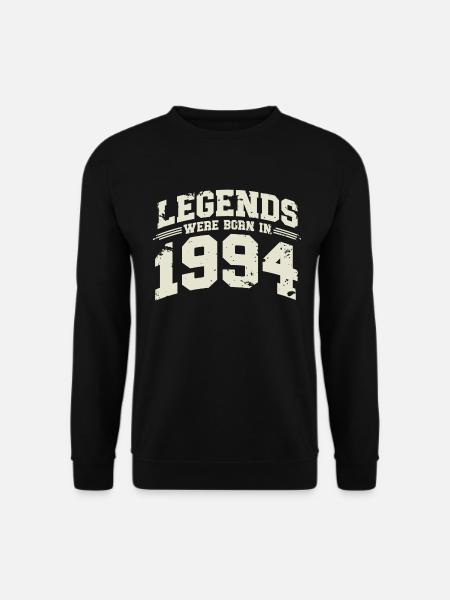1994 Jahrgang geboren Legenden Geburtstag Geschenk - Unisex Pullover - Schwarz
