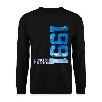 35E ANNIVERSAIRE ÉDITION LIMITÉE 1991 - Sweat-shirt Unisexe - noir - Devant - Alina (178cm) & Michal (187cm)