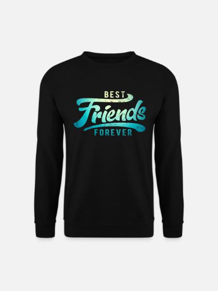 BFF Geschenk Beste Freunde Coole Freundinnen - Unisex Pullover - Schwarz