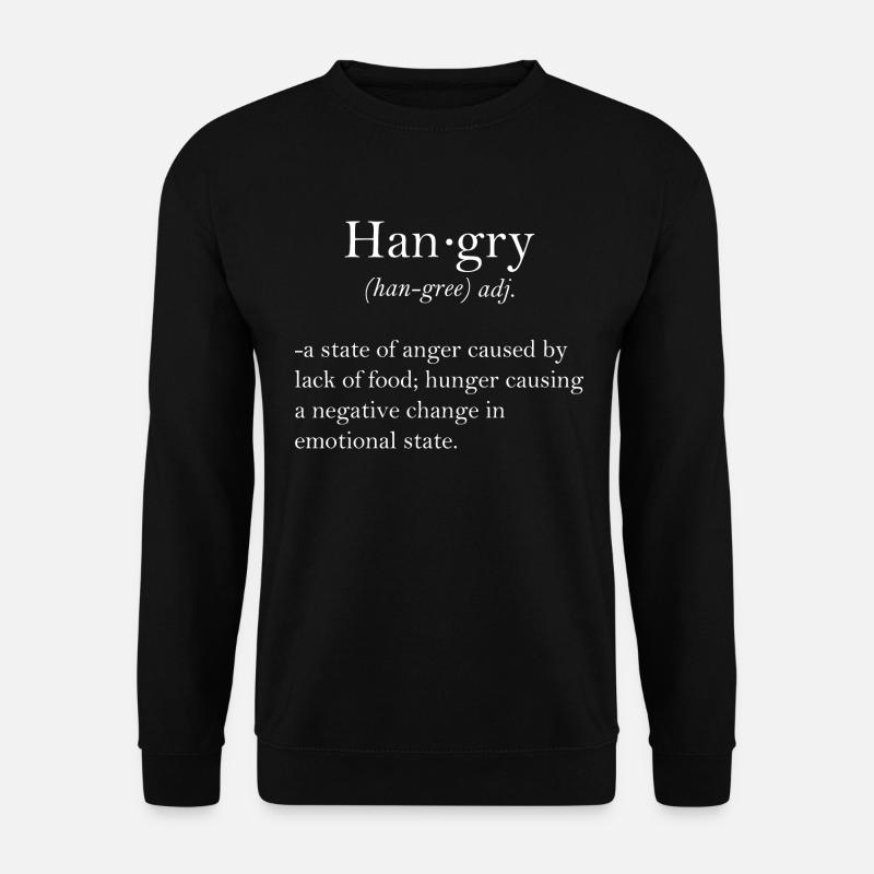 Hangry Gift - Unisex Pullover - Schwarz