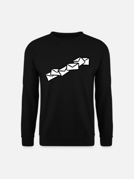 Letters News Broadcast message letters - Unisex Sweatshirt - black