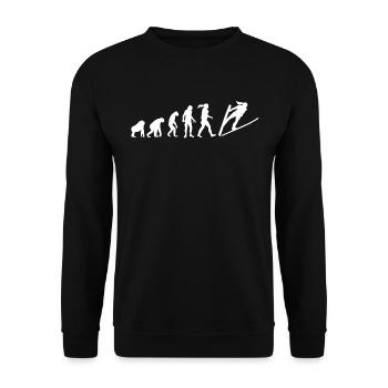 Saut à ski féminin Evolution Sauteur à ski féminin - Sweat-shirt Unisexe - noir - Devant - Alina (178cm) & Michal (187cm)