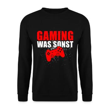 Gaming quoi d'autre - Sweat-shirt Unisexe - noir - Devant - Alina (178cm) & Michal (187cm)