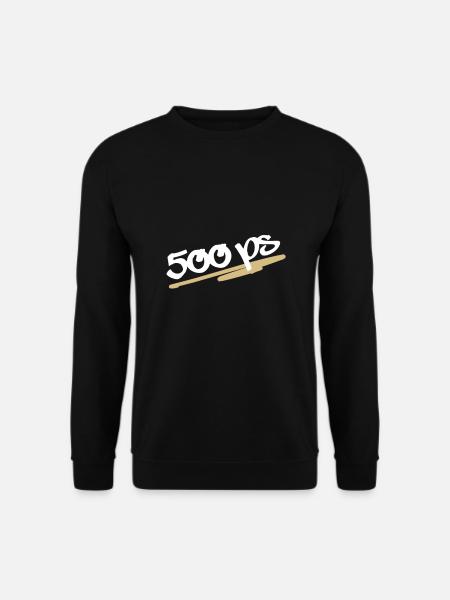 500 ps german rap gift - Unisex Sweatshirt - black