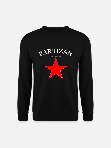 Partizan Jebiga Jugo Jugoslawien Serbien Geschenk - Unisex Pullover - Schwarz