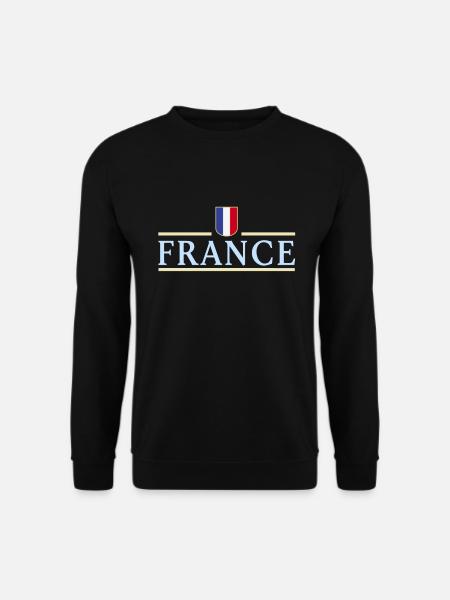 France Fußball Trikot Frankreich Trikot Geschenk - Unisex Pullover - Schwarz