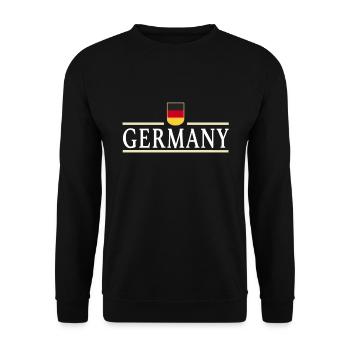 Allemagne Allemagne Maillot de football Cadeau - Sweat-shirt Unisexe - noir - Devant - Alina (178cm) & Michal (187cm)