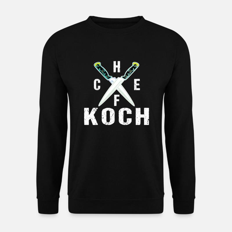 Chef Chef Chef Hobby Chef Kitchen Knives Gastronomy - Unisex Sweatshirt - black
