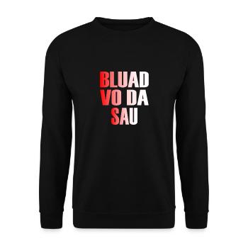 Munich Bavarian dialect Bavarian dialect saying - Unisex Sweatshirt - black - Front - Alina (178cm) & Michal (187cm)