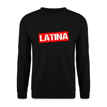 Latina Original Chicano Hispaniques Latino Mexique - Sweat-shirt Unisexe - noir - Devant - Alina (178cm) & Michal (187cm)