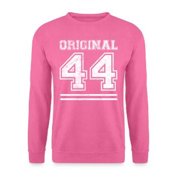 Original 44 Joyeux 44ème anniversaire Idée cadeau - Sweat-shirt Unisexe - rose - Devant