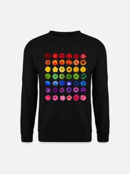 Flowers flowers flowers spring blossoms gift - Unisex Sweatshirt - black