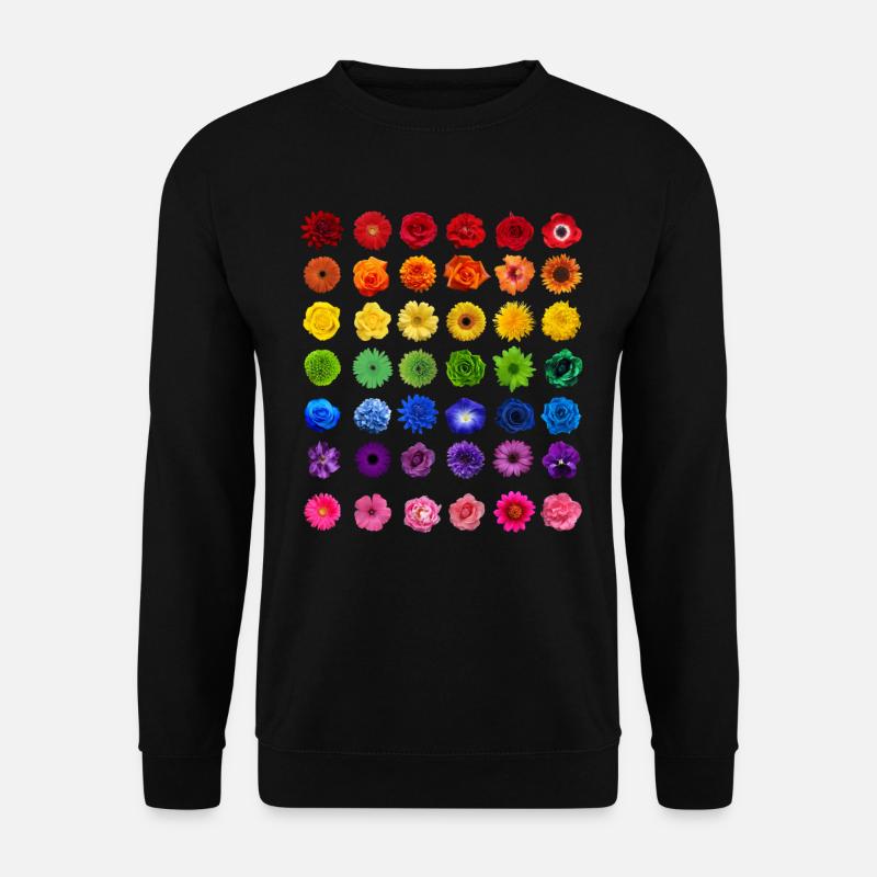 Flowers flowers flowers spring blossoms gift - Unisex Sweatshirt - black