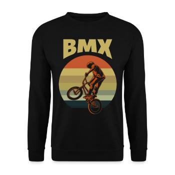 BMX Passion Extrême - Sweat-shirt Unisexe - noir - Devant - Alina (178cm) & Michal (187cm)