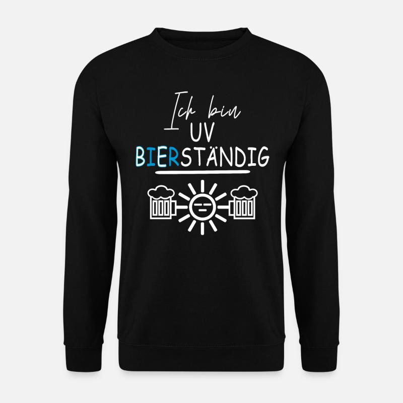 Ich bin UV Bierständig - Unisex Pullover - Schwarz