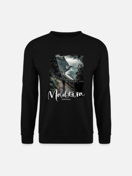 Île de Madère Portugal Vacances Visites Souvenirs - Sweat-shirt Unisexe - noir