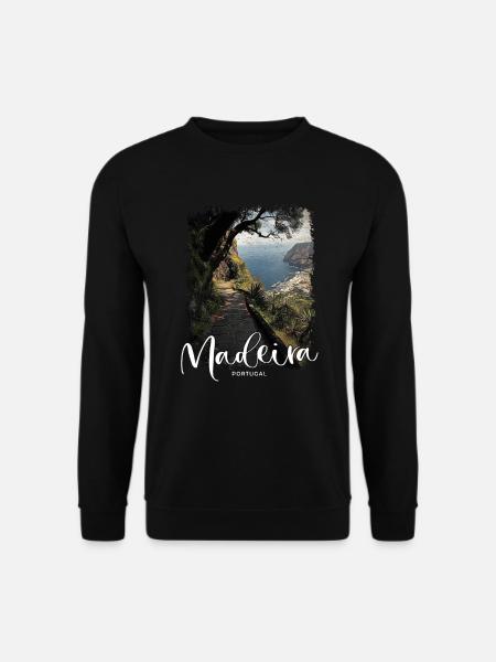 Île de Madère Portugal Vacances Visites Souvenirs - Sweat-shirt Unisexe - noir