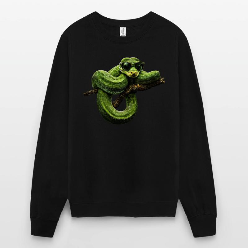 Green Tree Python Snakes Lover Terrarium Unisex Sweatshirt