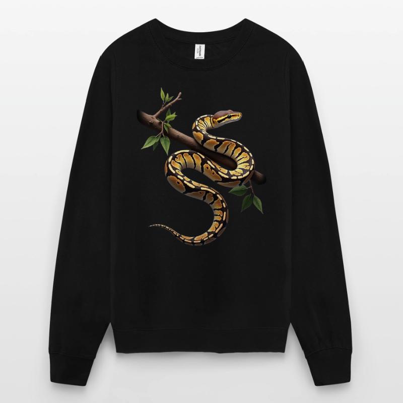 Roi Python Serpents Amoureux Terrarium Python Sweat-shirt Unisexe