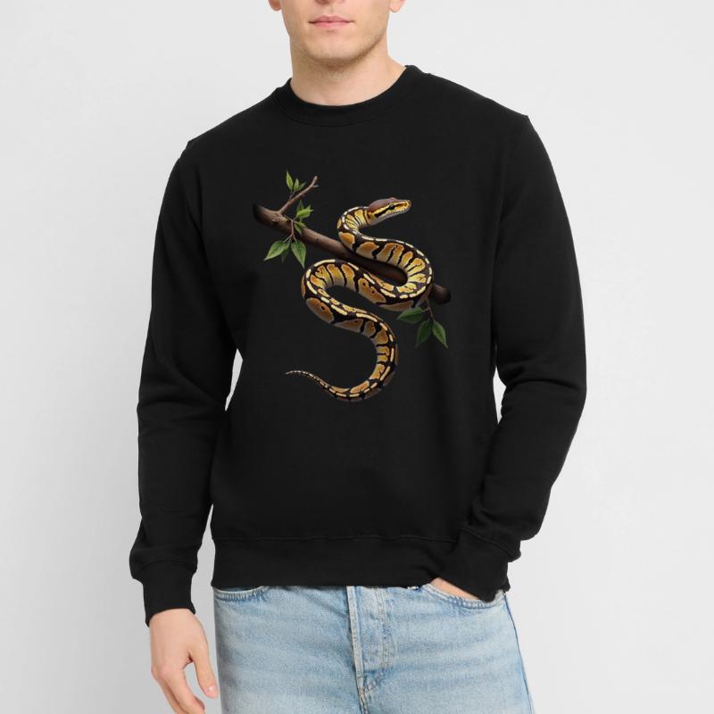 Roi Python Serpents Amoureux Terrarium Python Sweat-shirt Unisexe