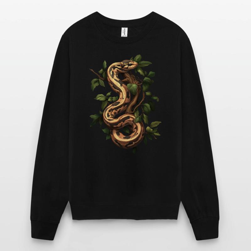 Roi Python Serpents Amoureux Terrarium Python Sweat-shirt Unisexe