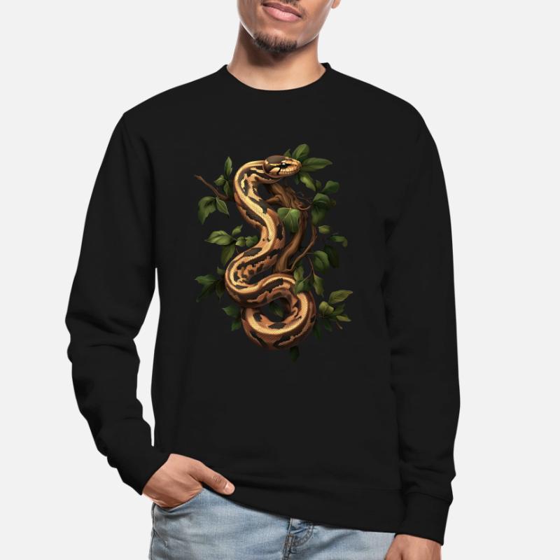 Roi Python Serpents Amoureux Terrarium Python Sweat-shirt Unisexe