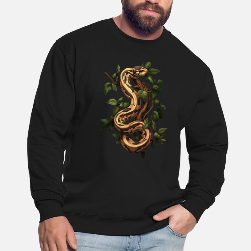 Roi Python Serpents Amoureux Terrarium Python Sweat-shirt Unisexe